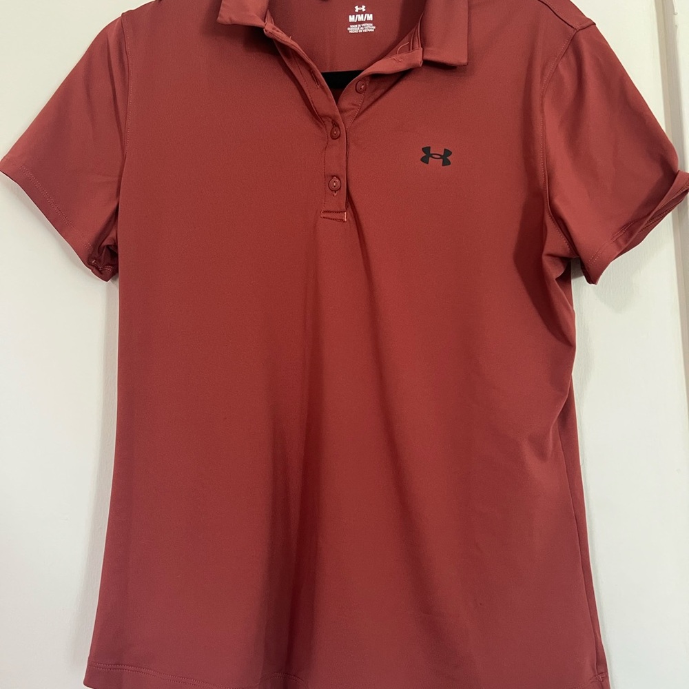 Under Armour Women's Maroon Button Down Shirt